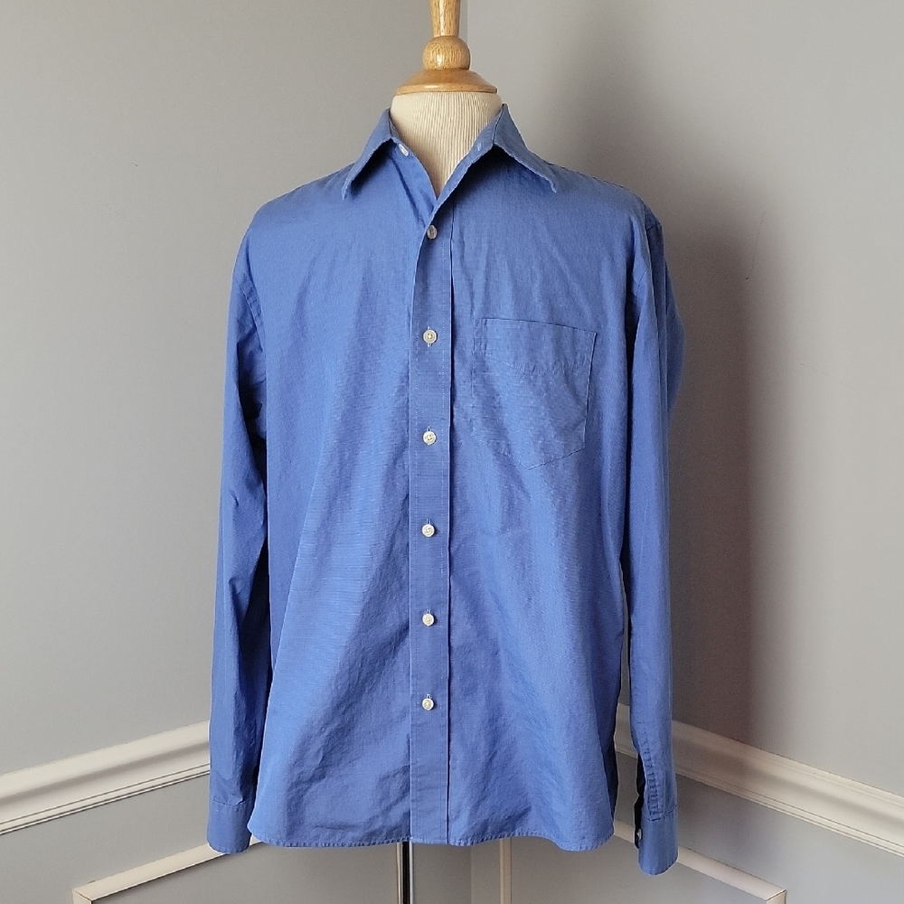 GAP **3 for $20 item** Blue Classic Fit Button Down Dress Office Preppy Shirt‎